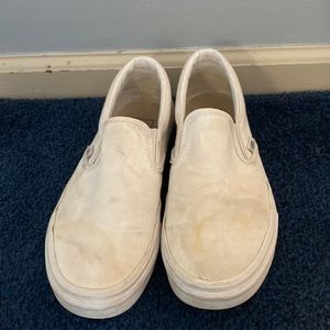 White vans size 7